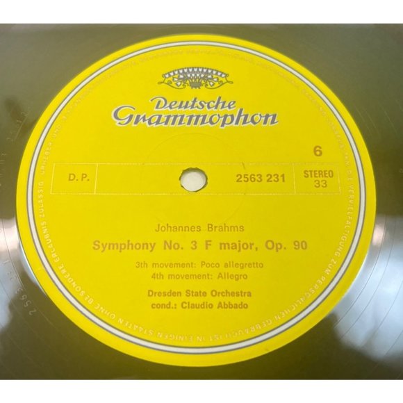 Johannes Brahms 4 Symphonies 4LP Box Set Deutsche Grammophon Vintage 33RPM - Picture 9 of 14